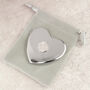 Personalised 70th Birthday Sixpence Heart Compact Mirror, thumbnail 4 of 7