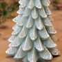 Snow Dusted Christmas Tree Candle, thumbnail 4 of 4