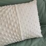 Memory Large Name Pillow, Custom Made From Baby Clothes. Personalised Cushion, Decorative Patchwork Pillow, thumbnail 10 of 10