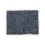 Ink Blue Jute Placemats Set Of Four, thumbnail 5 of 6
