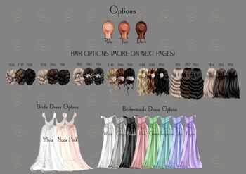 Personalised Pink Brush Bridesmaid Proposal Illustration Plaque, 2 of 4