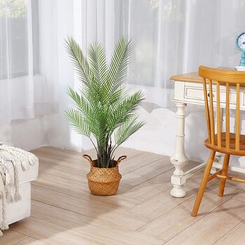 Artificial Fake Palm Tree Decorative Faux Plants, 7 of 11