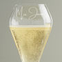Personalised Tulip Champagne Flute Set For Couples, thumbnail 7 of 8