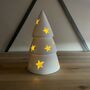 Ceramic LED Christmas Tree With Stars Decoration, thumbnail 2 of 3