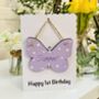 Personalised Granddaughter Butterfly Birthday Card, thumbnail 4 of 8