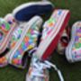 Rainbow Pattern Colour In Children's Shoes, thumbnail 5 of 9