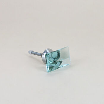 G Decor Javier Crystal Rectangular Glass Pull Knobs, 6 of 6