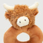 Longhorn Highland Cow Baby Rattle, Boxed, thumbnail 8 of 8