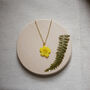 Buttercup Flower Sterling Silver Or 24ct Gold Necklace, thumbnail 4 of 8