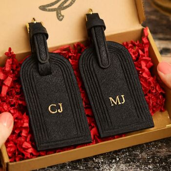 Personalised Real Leather Luggage Tag, 4 of 12