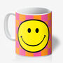 Checkmate Checkerboard Smiley Face Mugs Choice Of Six Colours, thumbnail 12 of 12