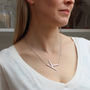 Initial Necklace In Silver, Gold Or Rose Gold, thumbnail 3 of 12