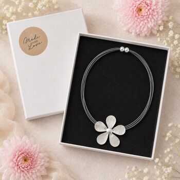 Daisy Statement Magnetic Bib Necklace, 3 of 5