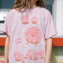 Go Glazy Women's Doughnut Graphic T Shirt, thumbnail 1 of 4