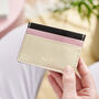Personalised Women's Leather Card Holder, thumbnail 2 of 2