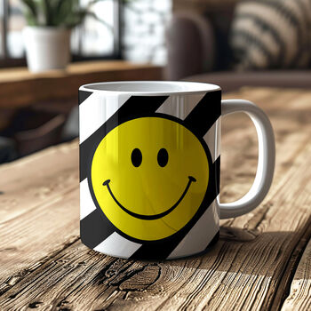 Helter Skelter Smiley Face Mugs Choice Of Six Colours, 4 of 12