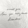 Personalised Embroidered Handwriting Handkerchief, thumbnail 3 of 7