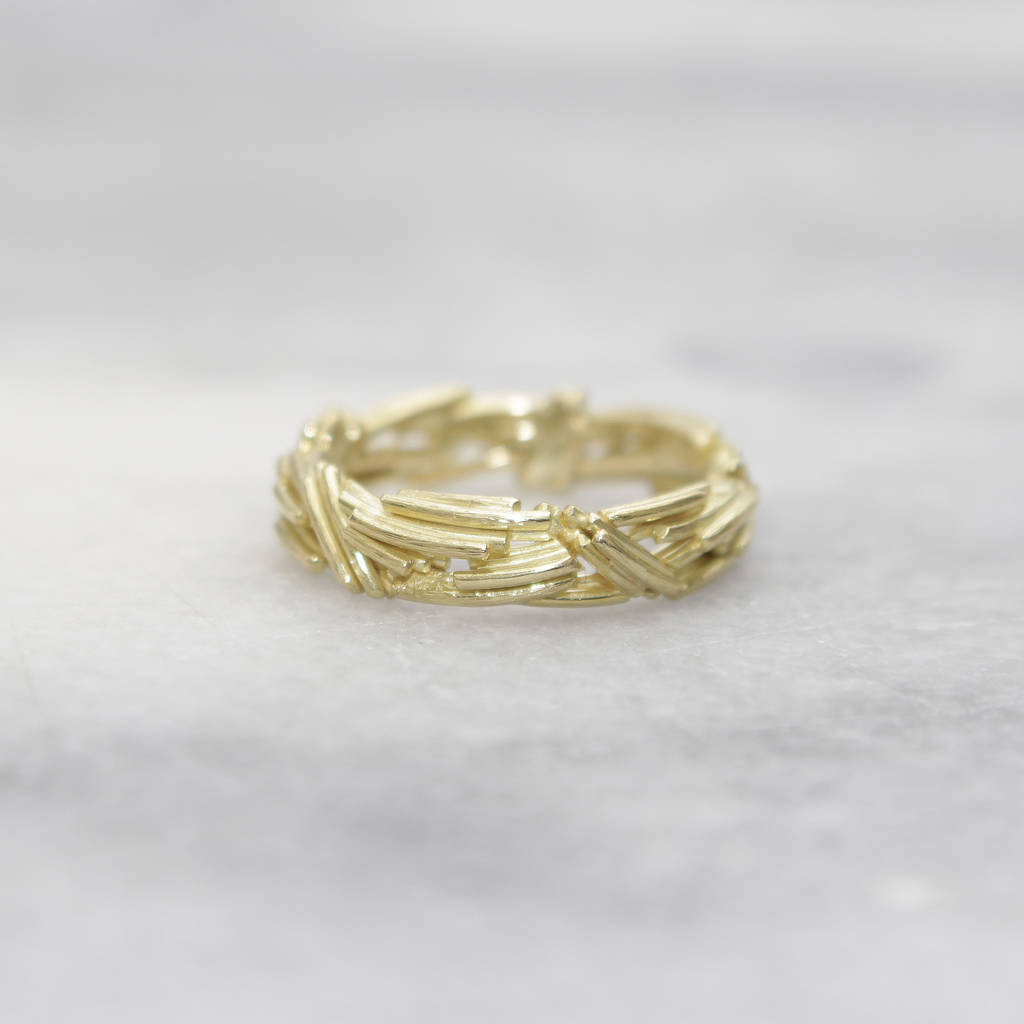 18ct gold flow ring by karen phillips | notonthehighstreet.com