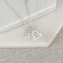 Personalised Sterling Silver Libra Necklace, thumbnail 3 of 6