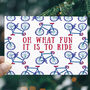 Bikes Christmas Card Fun To Ride, thumbnail 1 of 2