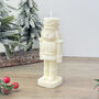 White Christmas Nutcracker Candle Nutcracker Decoration, thumbnail 3 of 8