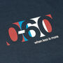 Nought To Sixty Navy Organic Motorsport T Shirt, thumbnail 7 of 7