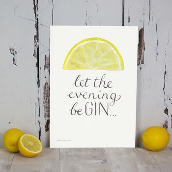 'Let The Evening Be Gin' Original Painting, 9 of 12