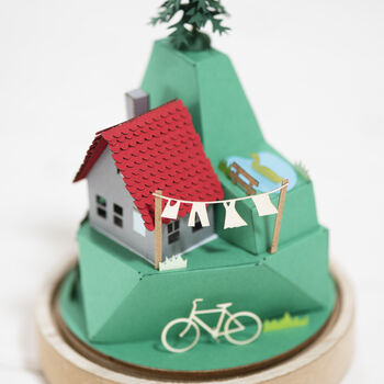 Paper Neighbourhood Sculpture Craft Diy Kit, 7 of 9