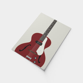 Century Guitar Print | Guitarist Music Poster, 6 of 8