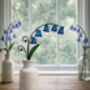 Spring Blooms Bluebells Everlasting Faux Glass Flower, thumbnail 1 of 7