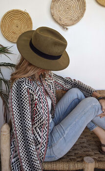 Zambezi Geometric Tribal Short Biker Jacket Coat, 12 of 12