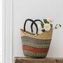 Kisi Handwoven Shopping Basket, thumbnail 1 of 6