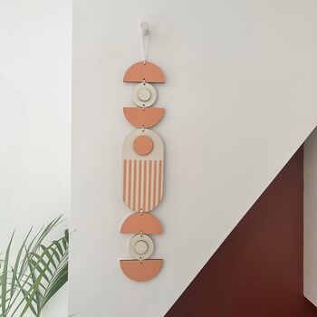 Medium Pastel Tones Wall Hangings Wooden Wall Art Decor, 4 of 6