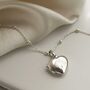 Sterling Silver Tree Heart Locket Necklace, thumbnail 5 of 10