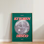 Retro Disco Ball Kitchen Disco Wall Print, thumbnail 2 of 5
