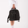 Brixton Black Unisex Leather Backpack, thumbnail 1 of 7
