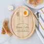 Personalised Happy Easter Breakfast Egg Board, thumbnail 2 of 3