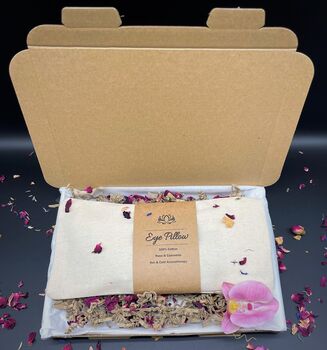 Aromatherapy Hot And Cold Lavender Or Rose And Chamomile Eye Pillows, 2 of 6