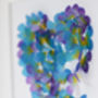 Framed Memorial Butterfly Heart Forget Me Not Colours, thumbnail 5 of 7