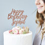 Charming Personalised Birthday Cake Topper, thumbnail 2 of 5