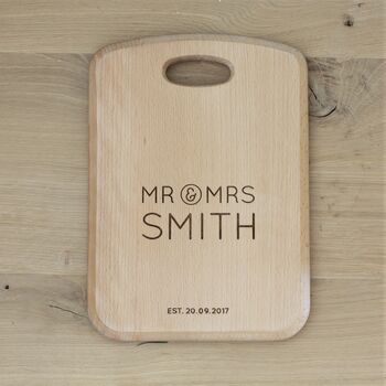 Personalised Wooden Chopping Board, 5 of 6