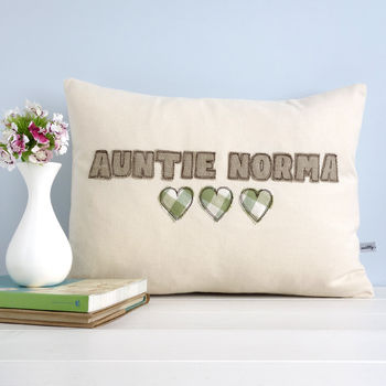 Personalised Name Cushion Gift For Her, 3 of 12