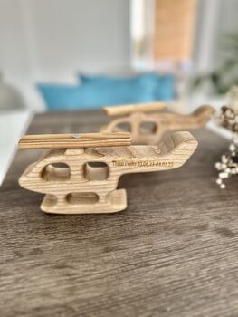 Personalised Wooden Helicopter, 4 of 9