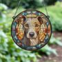 Whippet Stained Glass Effect Suncatcher, thumbnail 3 of 6