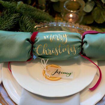 Personalised Fabric Christmas Crackers, 2 of 6