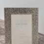Sixtrees Reptile Patterned Border Four X Six Photo Frame, thumbnail 2 of 3