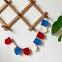 King Charles Three Coronation Mini Bunting Garland, thumbnail 1 of 4