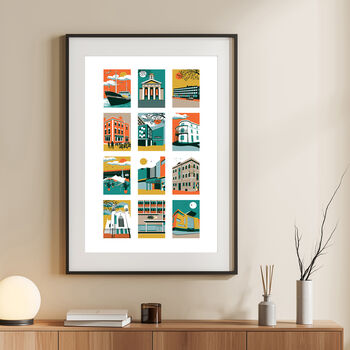 Bristol Music Venues Print, 2 of 2