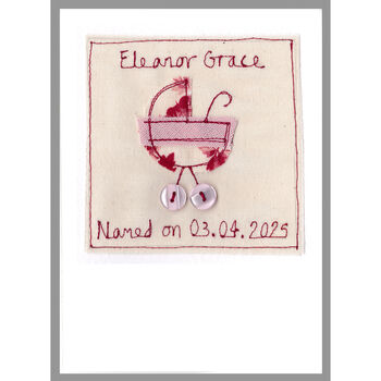 Personalised New Baby Girl Card, 9 of 12