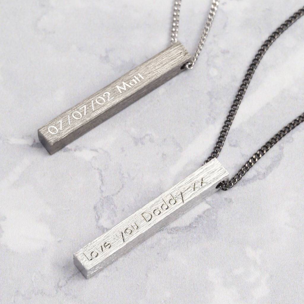 Mens personalised chain Clearance